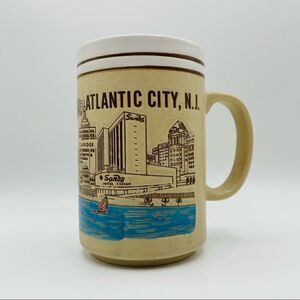 Vintage Atlantic City Souvenir Ceramic Mug